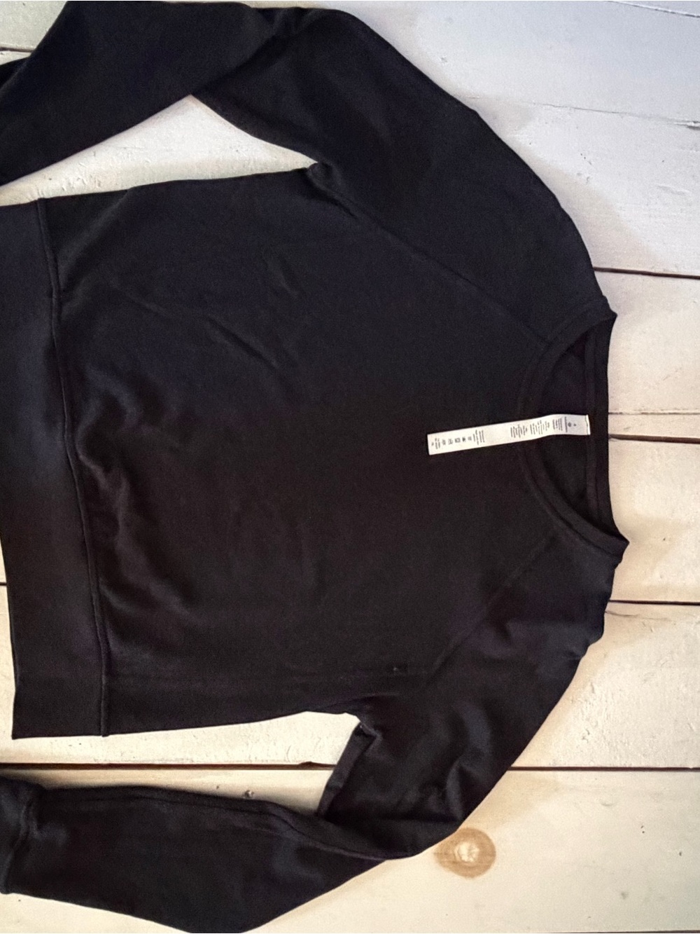 lululemon athletica Black Crewneck Sweatshirt